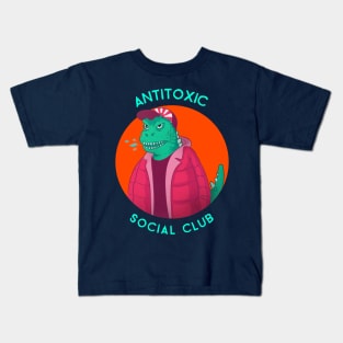 Kaiju Anti Toxic Social Club Kids T-Shirt